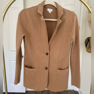 J. Crew Women's Camel Sweater Blazer